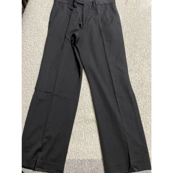 John Varvatos Men's Straight Cut Leg Dress Pants Black 32 x 28 - Picture 1 of 10